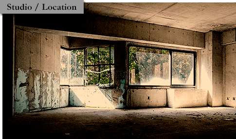廃墟スタジオロケーション