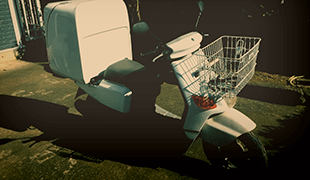 ヤマハ ギア ピザ配達仕様